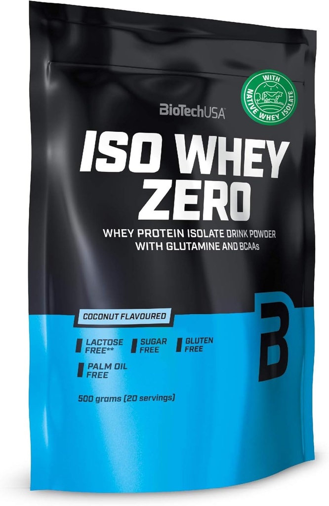 Biotech Iso Whey 500g Tiramisu Lactose and Gluten Free Pure Isolate by BiotechUSA 2