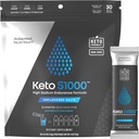 Keto S1000 Electrolyte Powder Packets | Keto and Paleo Friendly | No Sugar, Calories, Maltodextrin | Clean | 30 Unflavored Salt Hydration Stick Packs 2