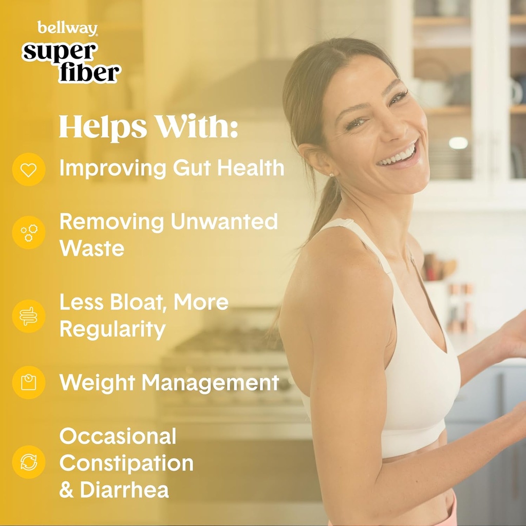 Bellway Super Fiber Powder + Fruit, Pineapple Passion Fruit Super Fiber Capsules 3