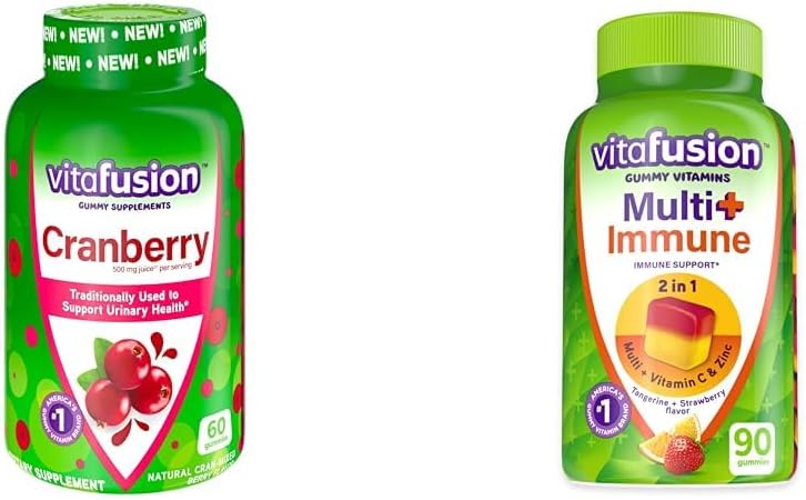 Vitafusion Cranberry Gummies for Women, 500mg per Serving, 60ct Power C Vitamin C Gummies, Orange Flavored, 282mg Vitamin C, 150 Count 3