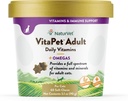 NaturVet VitaPet Adult Daily Vitamins Plus Omegas for Cats, 60 ct Soft Chews, Made in The USA with Globally Source Ingredients 2