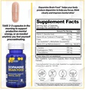 NATURAL STACKS Dopamine Brain Food + Creatine Monohydrate Bundle - Supports Mentral Drive & Brain Health* - Advanced Absorption Formula - 180 Capsules 5