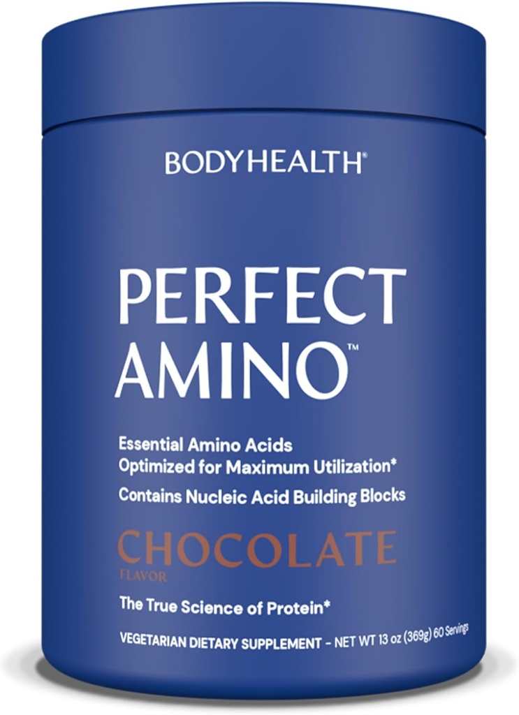 BodyHealth PerfectAmino Powder - BCAA and EAA Powder for Pre and Post Workout - Amino Acid Energy Drink for Men and Women to Support Lean Muscle and Recovery - Mocha - 30 Servings 6