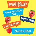 WellYeah Kid's Vitamin B12 1000mcg Sugar Free Gummies | Dietary Supplement | for Energy and Metabolism Support | Strawberry Flavor | 60 Count 4