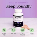 Health Sleep Solution, Sleep Supplement for Adults, Magnesium and Melatonin for Sleep Provides Natural Sleep Support, Vegan Ingredients, Gluten-Free Magnesium Sleep Supplement, 60 Capsules 5