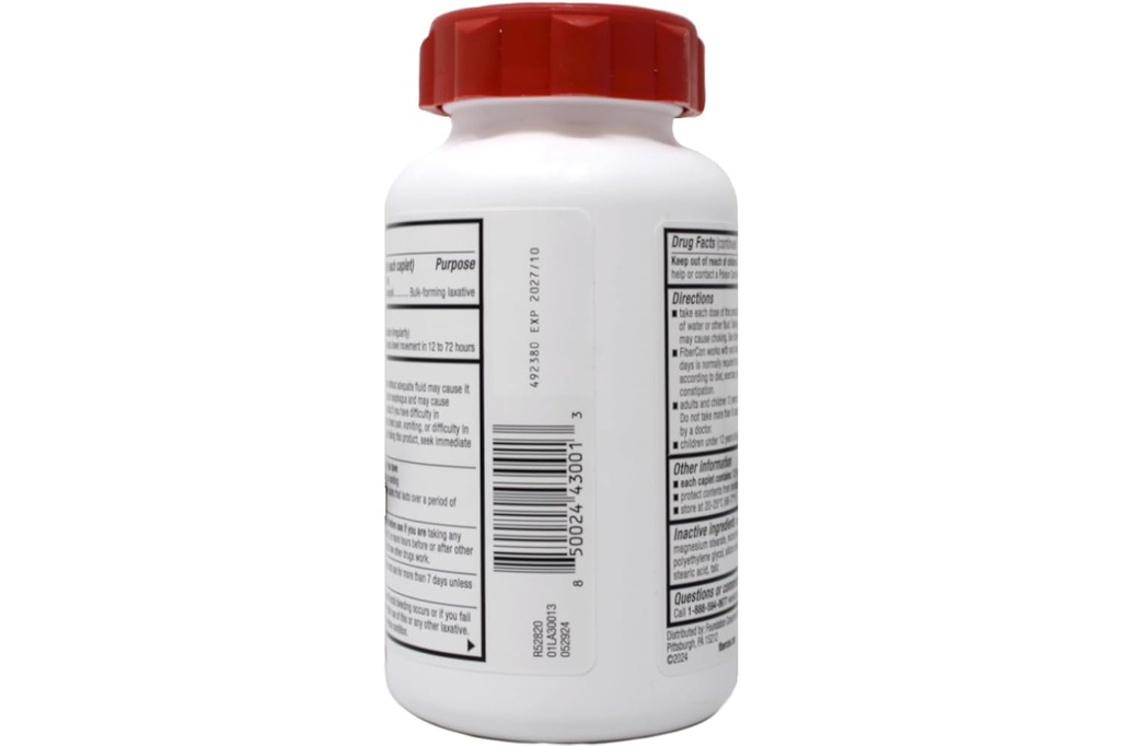 Fibercon Fiber Therapy For Regularity -- 140 Caplets 4