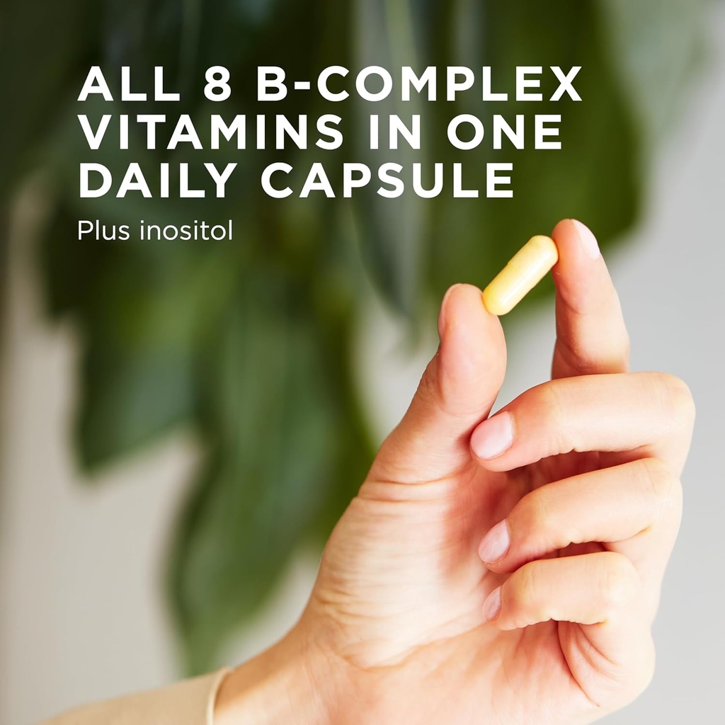 Solgar B-Complex "100", 150 Vegetable Capsules - Nervous System Support - Supports Energy Metabolism - Non-GMO, Vegan, Gluten Free, Dairy Free, Kosher - 150 Servings 4