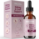 Adrenal Support Drops for Dogs – Herbal Liquid Supplement with Licorice, Milk Thistle, Astragalus, Eleuthero & Rhodiola – Helps Maintain Normal Cortisol, Energy & Organ Function – 2 fl oz 2