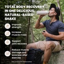 SaltWrap Protein Clinic – Total Body Recovery Shake with Collagen Peptides, HMB, Tart Cherry Extract, Pea Protein Isolate and Prebiotic Fiber for Joints & Muscle Recovery - Creamy Chocolate Fudge 4