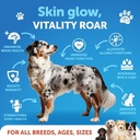 Salmon Oil for Dogs - Omega 3 for Dogs - 8 FL OZ Wild Alaskan Salmon Fish Oil - Natural EPA & DHA Fatty Acids for Skin & Coat, Allergy, Joint & Bone Health - Liquid Support Supplement for Shedding 3