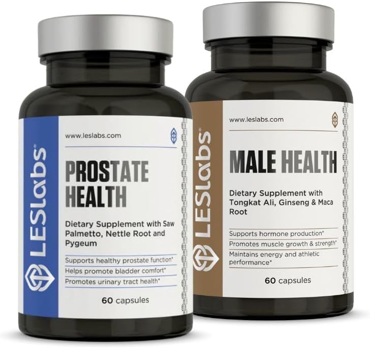 LES Labs Prostate Health and Male Heath Bundle 2