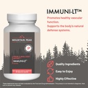 Mountain Peak Nutritionals Immuni-LT - Immune System & Whole Body Support Supplement - Power Packed Immune Booster, Dynamic Immune Defense with Essential Vitamins & Minerals (60 Vegetarian Capsules) 3