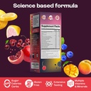 KEY NUTRIENTS Electrolytes Powder Packets 20 Pack - No Sugar, 5 Delicious Flavors, Hydration Packets with Electrolyte Powder for Refreshing Electrolyte Drink Mix Packets - Zero Calories 3