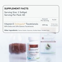 WELLNESS EXTRACT Eannatto Tocotrienols Vitamin E Supplements Tocopherol Free, Non-GMO, Gluten Free & Antioxidant125MG 60 Softgels (Pack of 3) 3