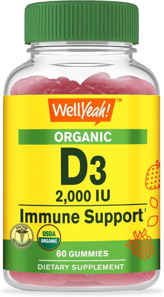 WellYeah Collagen+Biotin + Organic Vitamin D3, Gummies Bundle - Great Tasting, Vitamin Supplement, Gluten Free, GMO Free, Chewable Gummy 4