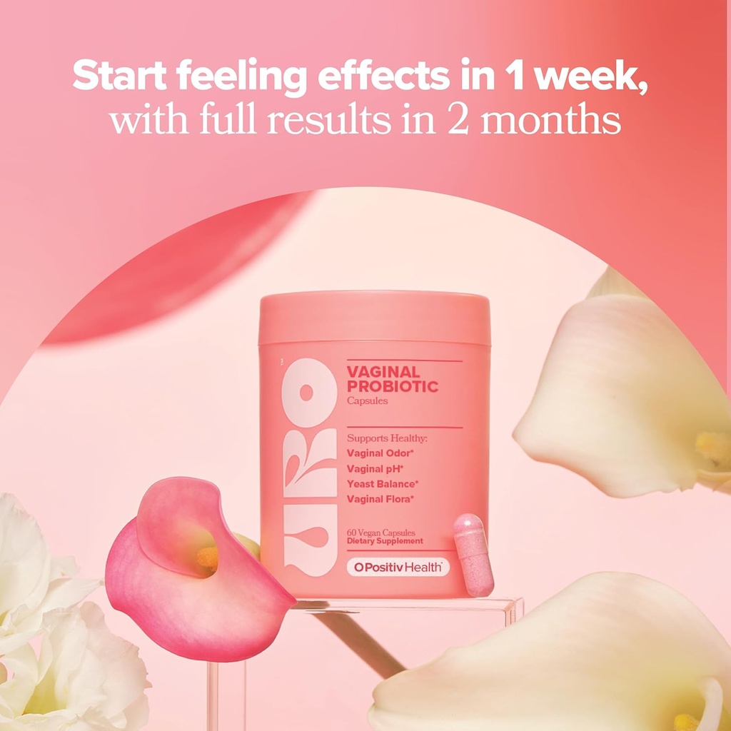 O Positiv URO Vaginal Probiotic and URO Boric Acid Vaginal Suppository Bundle 5