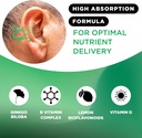 Lipo-Flavonoid Balance Support – Inner Ear Health – Helps Reduce Dizziness, Vertigo-Like Symptoms, Spinning & Swaying – with Ginkgo Biloba, Vitamin D & B Complex, (3 Pack, 30 Caplets) 5