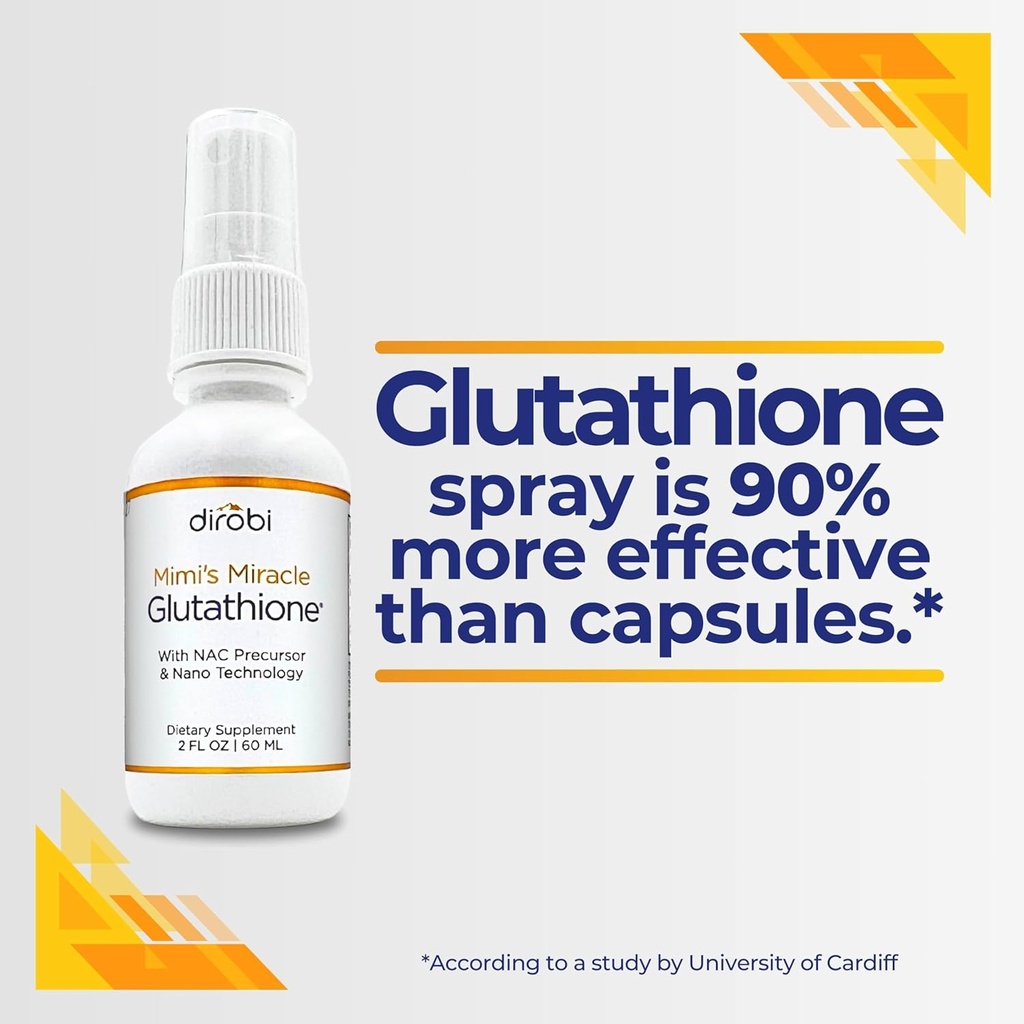 Mimi's Miracle Glutathione Spray, Sublingual Antioxidant, Reduced Glutathione Supplement with Ascorbic Acid, Blueberry & Pomegranate Extracts, Spray Dosage for Adults & Kids, 2 Ounces 4