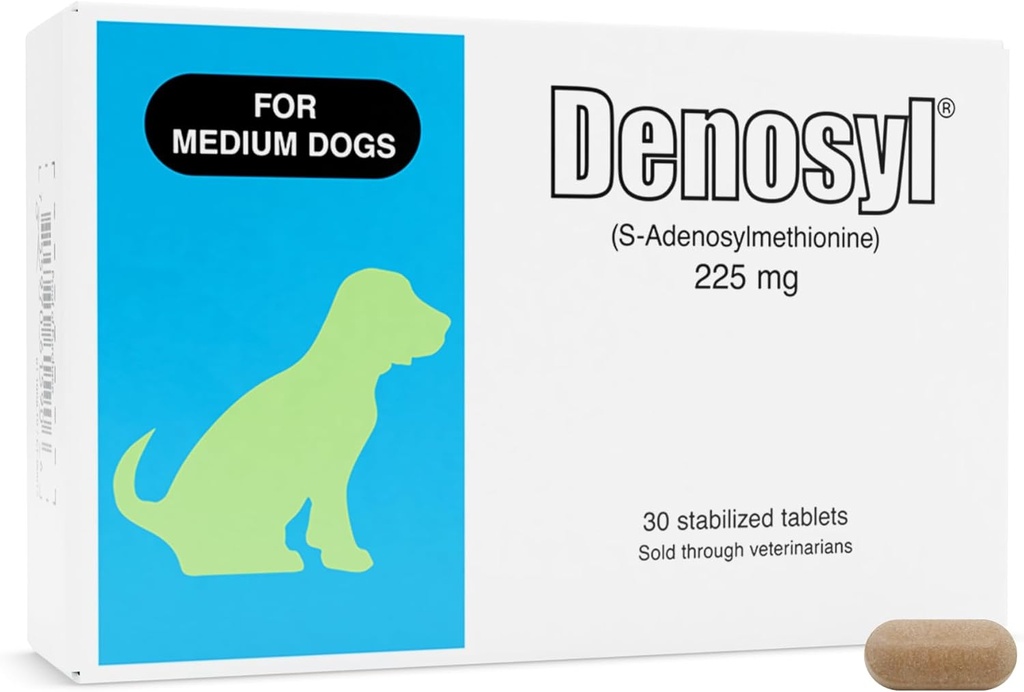 Nutramax Denosyl Liver and Brain Health Supplement for Medium Dogs - With S-Adenosylmethionine (SAMe), 30 Tablets 2