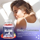 Melatonin Gummies 1mg for Kids (Sugar-Free) - Sleep Gummies with Vitamin B6 and Passionflower for Fall Asleep Faster, Vegan, Non-GMO, Strawberry Flavored 90 Count 5