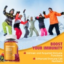 2 Pack Turmeric Curcumin Gummies with Ginger & Black Pepper Herbal Supplement, Immune Support, Healthy Skin, and Joint Health, for Women, Men & Kids - 120 Orange Flavored Gummies 4
