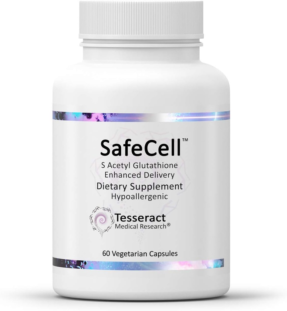 Tesseract Medical Research Master Antioxidant and Vitality Bundle, Glutathione Supplement for Neurological Support and Muscle Health, Hypoallergenic Formula 3