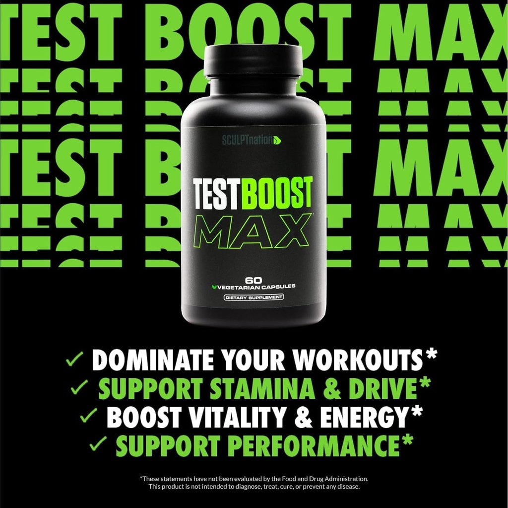 Sculpt Nation by V Shred Test Boost Max and Multivitamin Bundle 3
