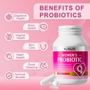 Probiotics for Women, 50 Billion CFU, 15 Unique Strains for Women Cranberry Extract & D-mannose, Promote Intestinal Health PH Balance Vaginal Probiotics for Digestive Health - 30 Capsule 6