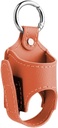 2pcs Portable Asthma Inhaler Holder，Lightweight PU Leather Protective Travel Handy Asthma Inhaler Case for Adults and Kids，Holder Only (Orange) 2