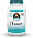 来源:自然健康D-免疫、生物与维生素D-免疫公式、支持最佳吸收和利用* - 120个蔬菜卡普尔