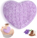 Atsuwell 微瓦可热帕、温暖压缩 Moist 加热包、 Scented Lavender 抛掷 Pillow 和 Flaxseed Fluffy 微波热帕 用于联合、颈部、背部、肌肉、紫色