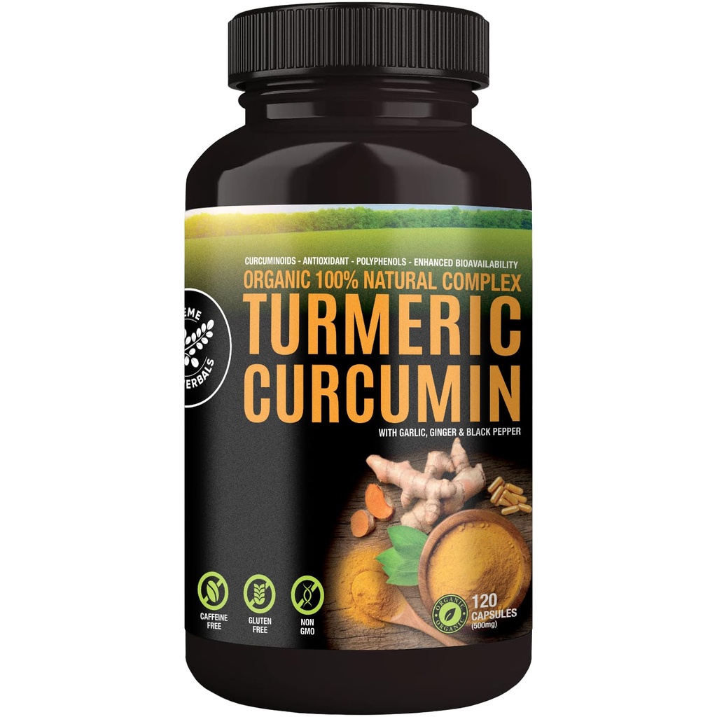 100% Raw and Organic Turmeric Curcumin Capsules. 中国植物物种信息数据库. 认证有机物、无葡萄糖、非GMO和无咖啡因。