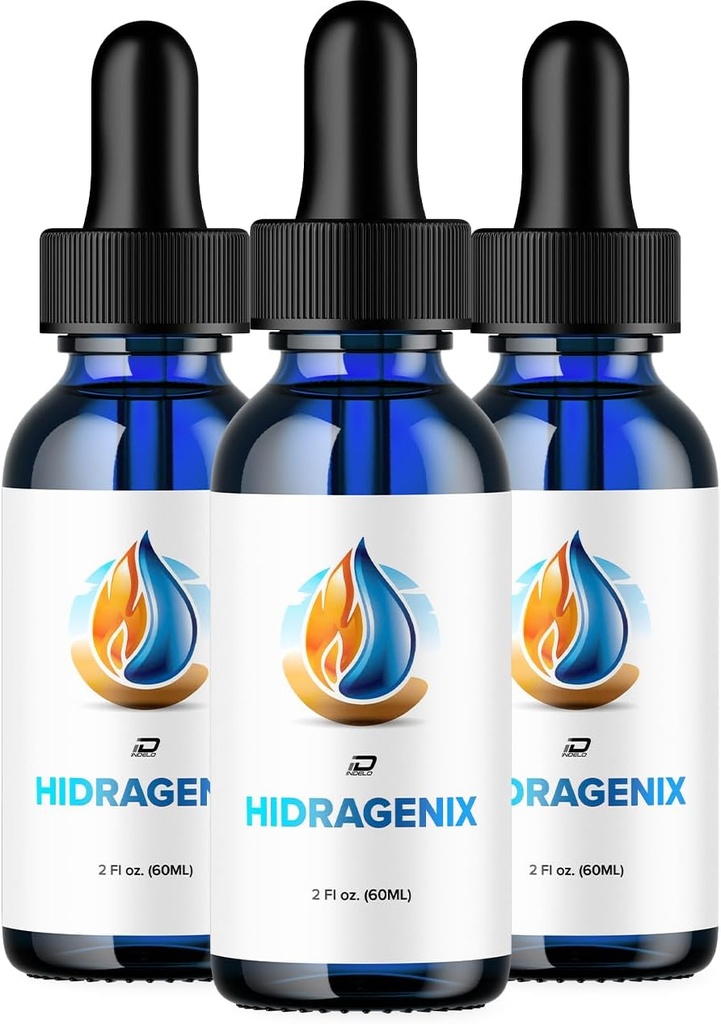 Hidragenix Drops 高级公式支持 - Hidragenix Liquid Drops for Wellness, 新2024公式, Hydragenix (3 Pack - 180 ML)