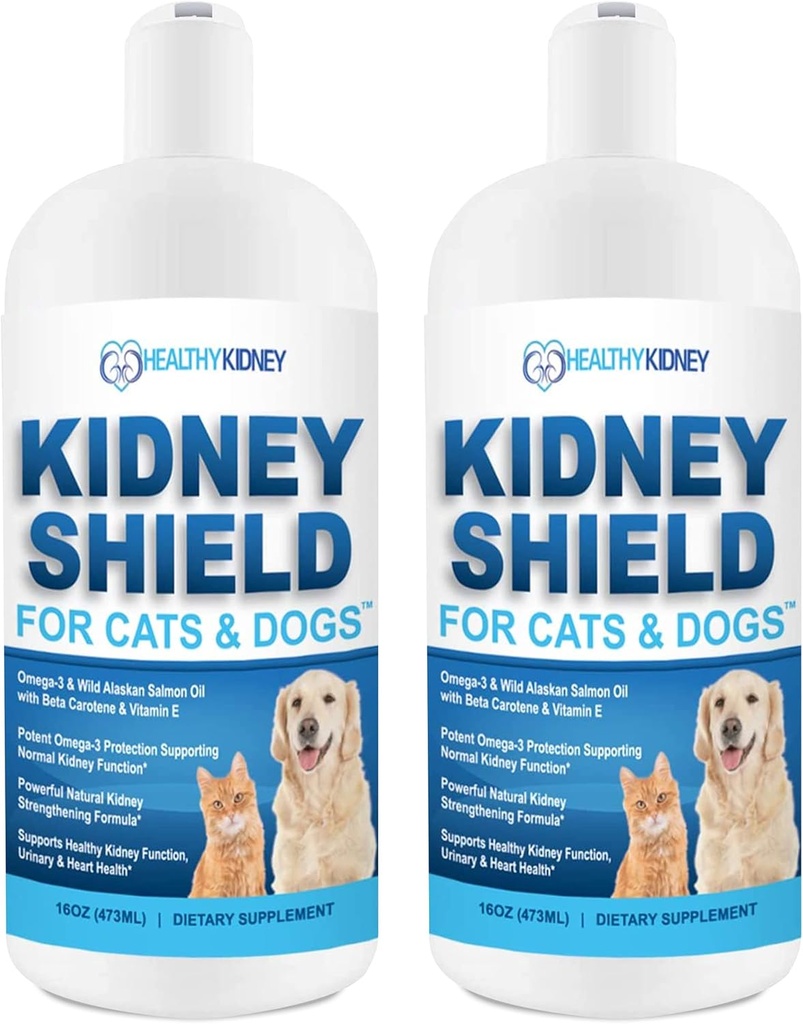 狗和猫肾支持,Canine Feline肾脏健康支持补充正常肾功能,Creatinine,Detox,最佳肾猫补充,改善宠物存活肾脏健康 - 2包