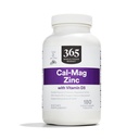 365 由全食品市场,Cal-Mag-Zinc与维生素D3,蔬菜,180 Counter