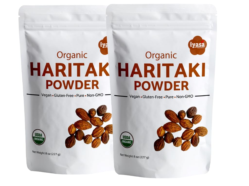 有机Haritaki 水果粉 Harad Harad territoria chebula Kadakapudi 16 Oz 453 GM 1 磅文摘 气体救济 健康鲍尔 功能 Ayurveda 超级食品 备用邮袋