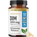 DIM 补充 女性和男性雌激素平衡 200 mg | | 荷尔蒙辅酶,荷尔蒙平衡,绝经和抗氧化剂支持 | 清洁标签项目认证 Vegan & Soy Free Diindolylmethane | 60 Ct.