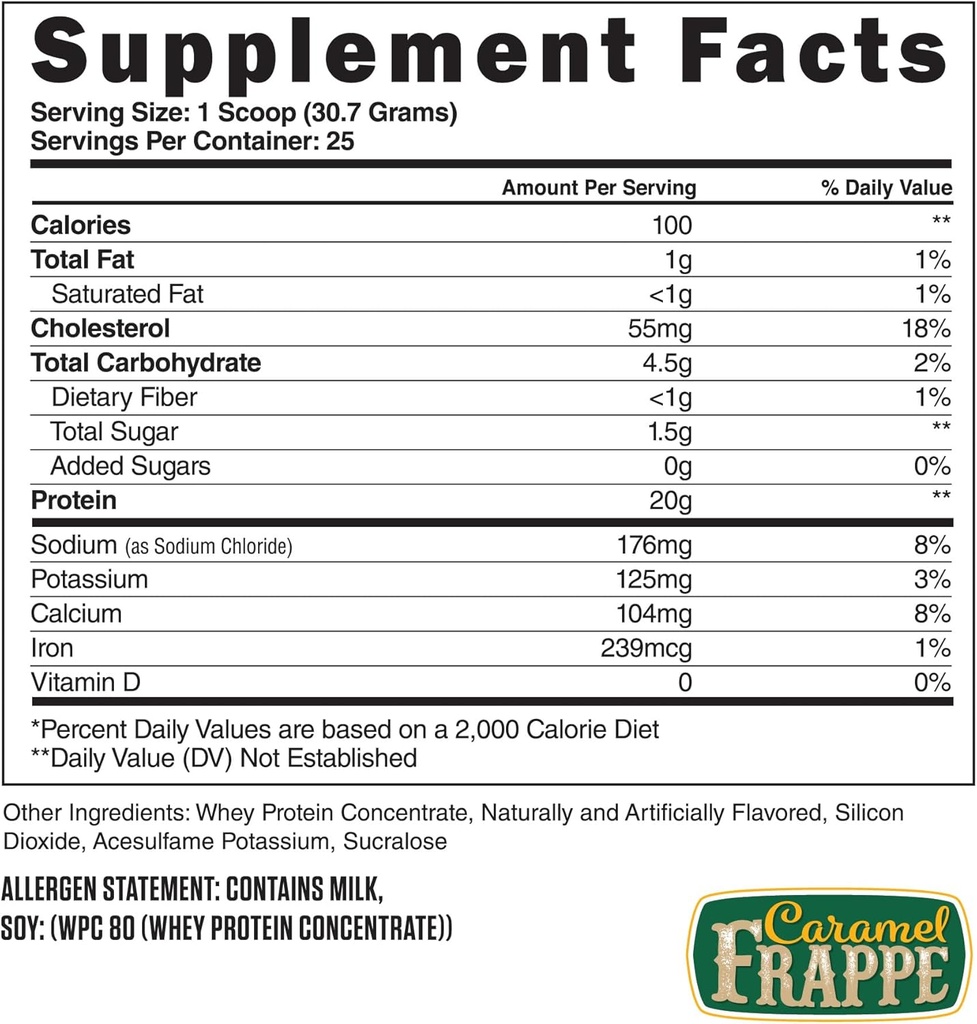 钢铁补充剂 Whey - Pro - 男女蛋白粉 – Caramel Frappe – 25 services (1.69磅) → BCA 氨基酸 → 必需的氨基酸 → Gluten Free → 低碳酸