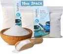Baraka Ceramic Neti Pot Sinus Rinse与矿物海盐 - Saline溶液 - 与你的陶瓷 Neti Pot对等 - Sinus Care Rinse - Nose Rinse - 鼻盐 - 矿物海盐 Rinse (16 oz - 2 Pack)