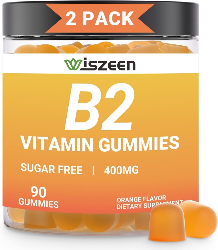 维生素B2 Gummys - Riboflavin 补编 - B2 Riboflavin Gummys B2 含有镁的维生素, CoQ10