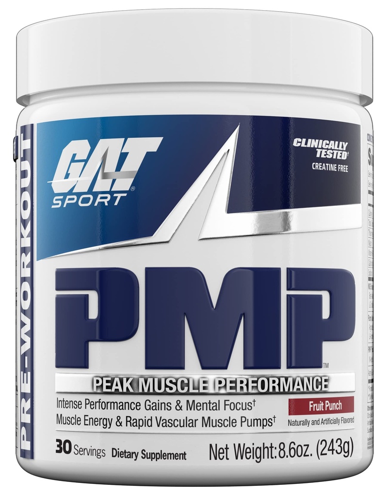 GAT SPORT PMP(Peak Muscle 性能),工作前,30名服务员(Fruit Punch)