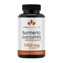 含有黑椒的Luma营养图尔克敏 -- -- 95%的Curcuminoids -- -- 1950mg Pervice -- -- Premium Turmeric 补充剂 -- -- 含有用于最大吸收的生物丙烯 -- -- 在美国制造 -- -- 90个卡普尔