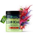 清洁的BCAA - 2:1:1 食物来源的BCAAs 粉末和椰子水电解剂 回收和氨基能源补充剂 - 获奖的Vegan氨基酸补充剂 - 30名服务者(30名,果汁)