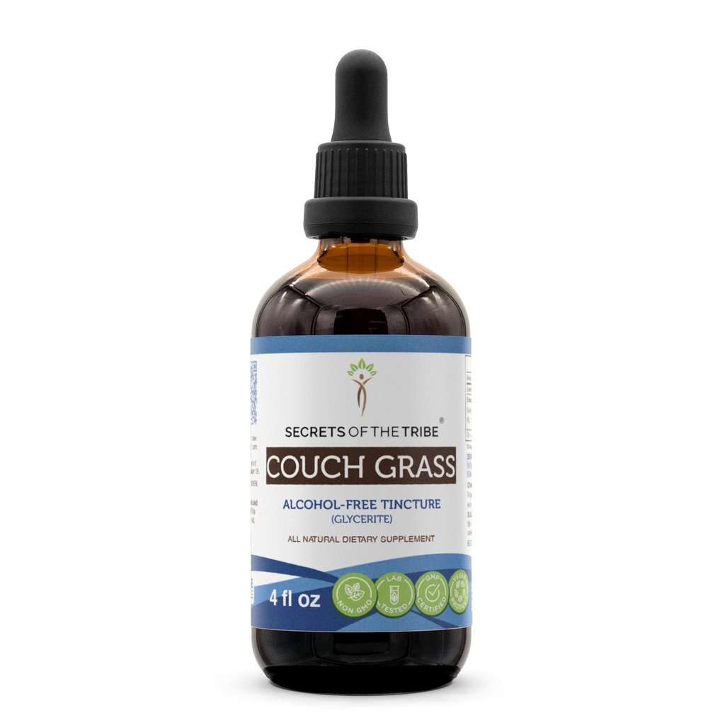 (原始内容存档于2018-03-21) (英语). Secrets of the Tribe Couch Grass Tincture - 无酒精提取, Couch Grass (Elymus Repens) Dried Root (4 FL OZ).