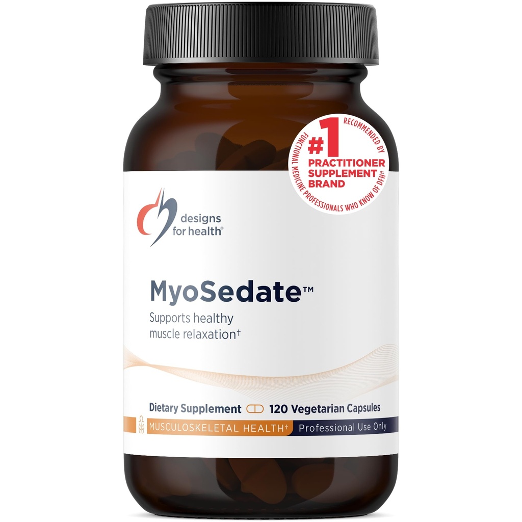 健康弥撒(Health MyoSedate)的设计 - 镁,安定根,激情花+柠檬包 - 促进健康肌肉放松+冷静支持 - 非GMO Herb + 矿物补充品(120 Capsules)