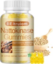 Nattokinase 补充 8,000 FU( 400mg) Per Service, Hawthorn & Beet Root 提取, Nattokinase Gummys 传统 Natto 提取源代码, 60 Counts