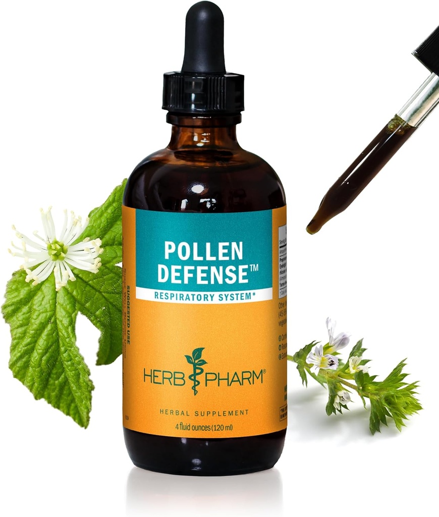 Herb Pharm Pollen Defence 液态呼吸系统支持方法 - 4 Ounce