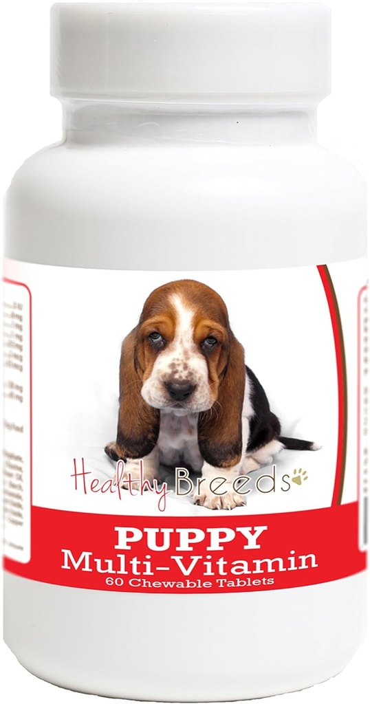 健康育苗 Basset 狗狗 多维塔明板块 60 计数