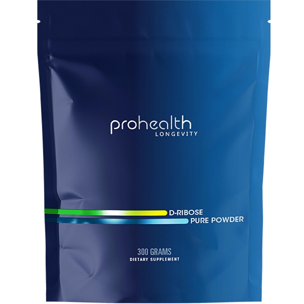 Prohealth D-Ribose(300格拉姆) 帮助恢复 + 维持能源 + 加速组织恢复 → 帮助肌肉硬化 → 适应生物能量丝带:临床证明,专利保护,质量保证
