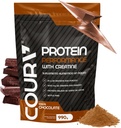COURA Proteín Perform 990g - 高性能蛋白粉 - 与Creatine - 理想的运动员 - 格鲁滕-无